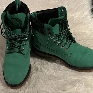 Timberland Boots NBA Boston Celtics Waterproof Sz 7 Boys Kids